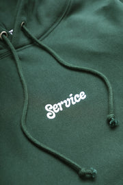 12oz Service Embroidered Hoodie - Forest