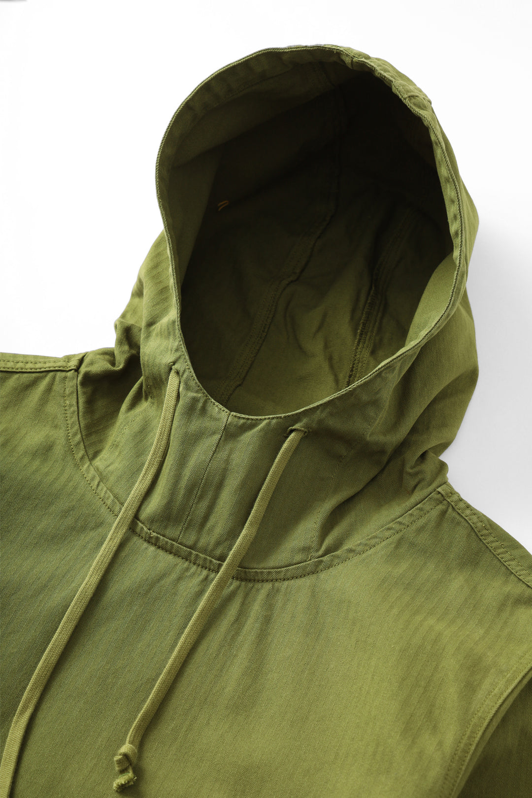 Herringbone Market Smock - Pesto