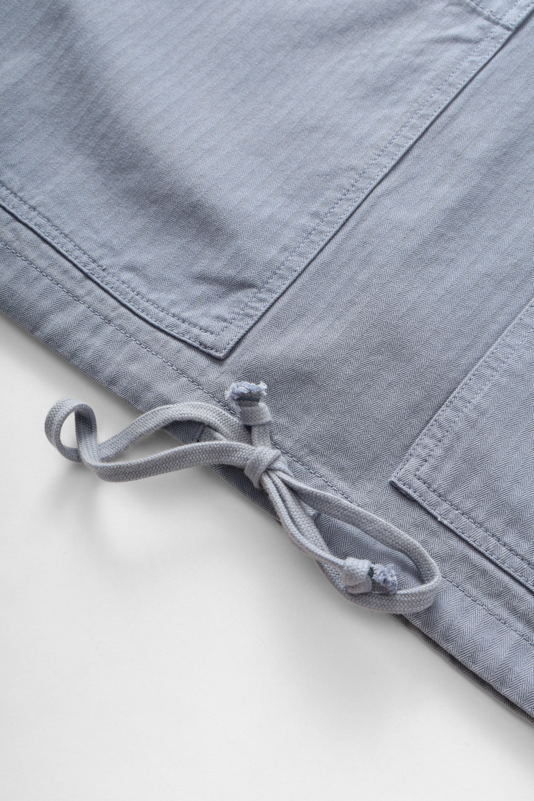 Herringbone Market Smock - Harbour