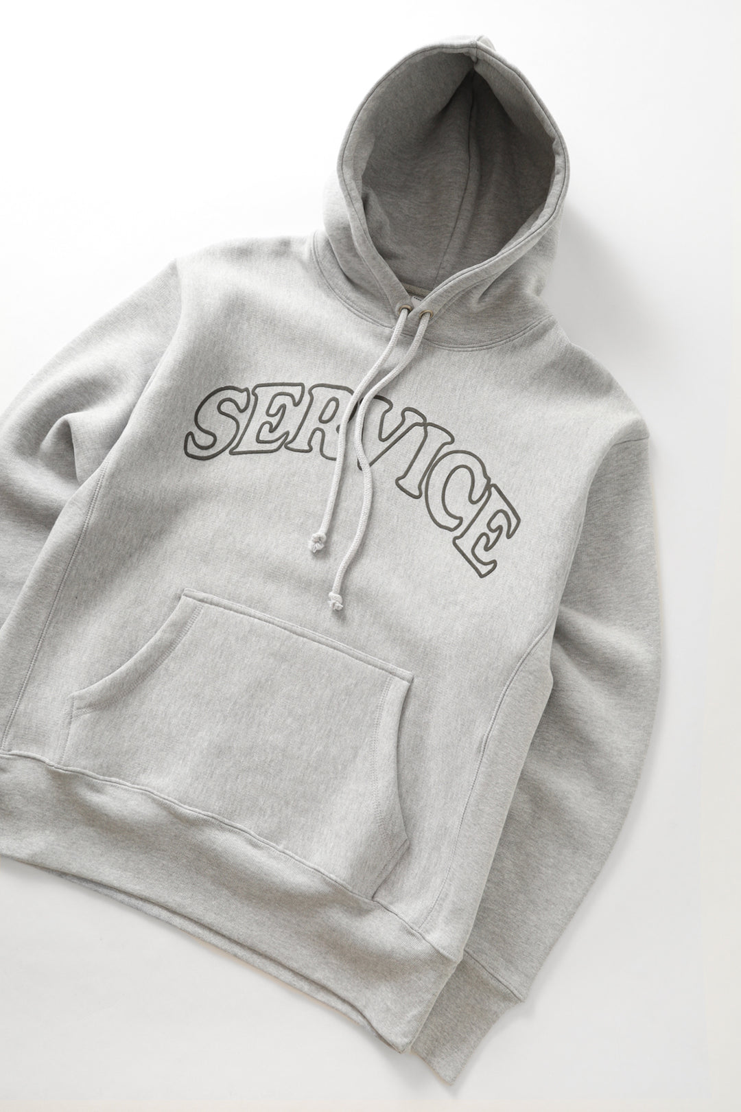 Arch Logo Hoodie - Marl Grey