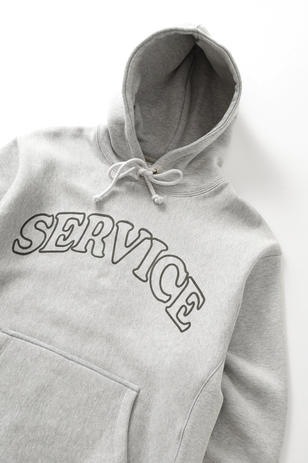 Arch Logo Hoodie - Marl Grey