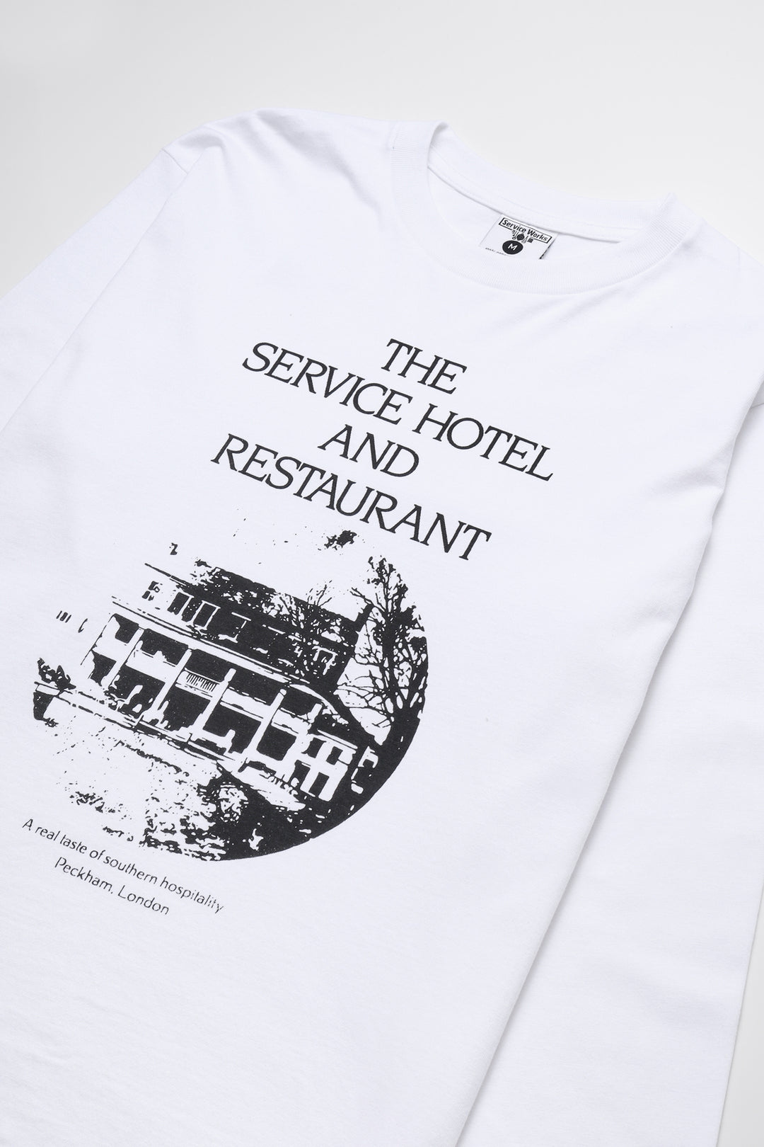 Hotel Long Sleeve Tee - White