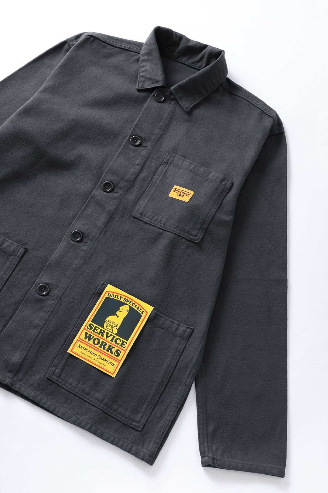 Moleskin Coverall Jacket - Grey