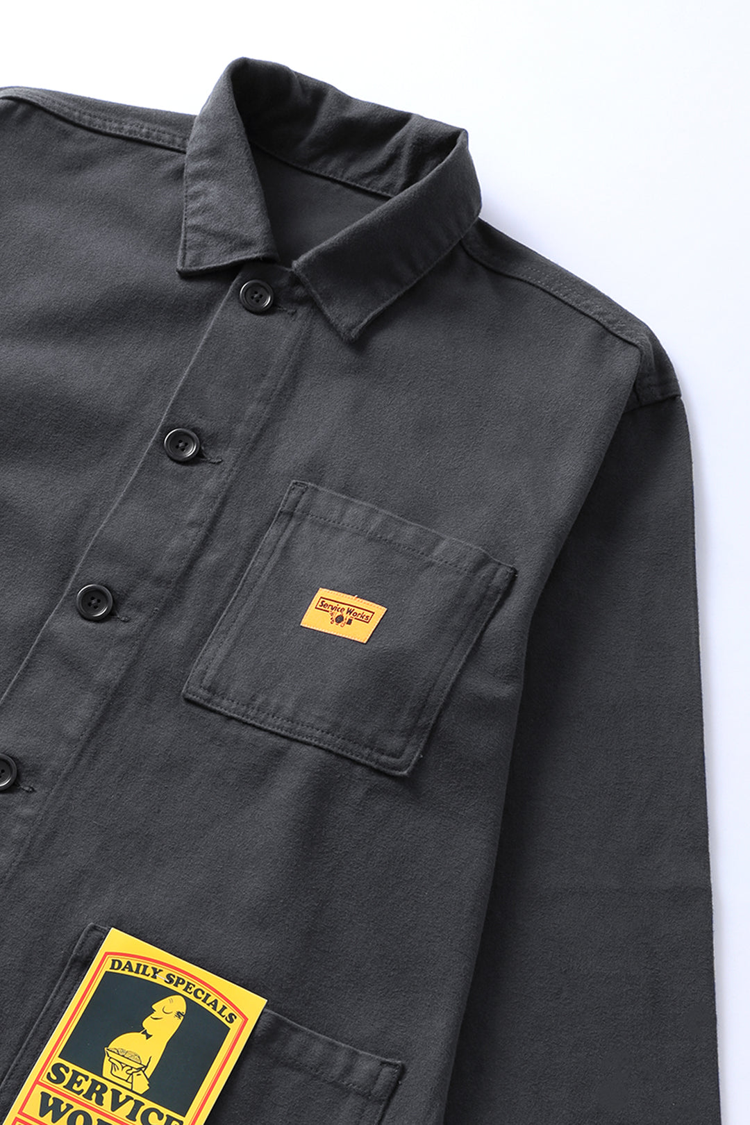 Moleskin Coverall Jacket - Grey