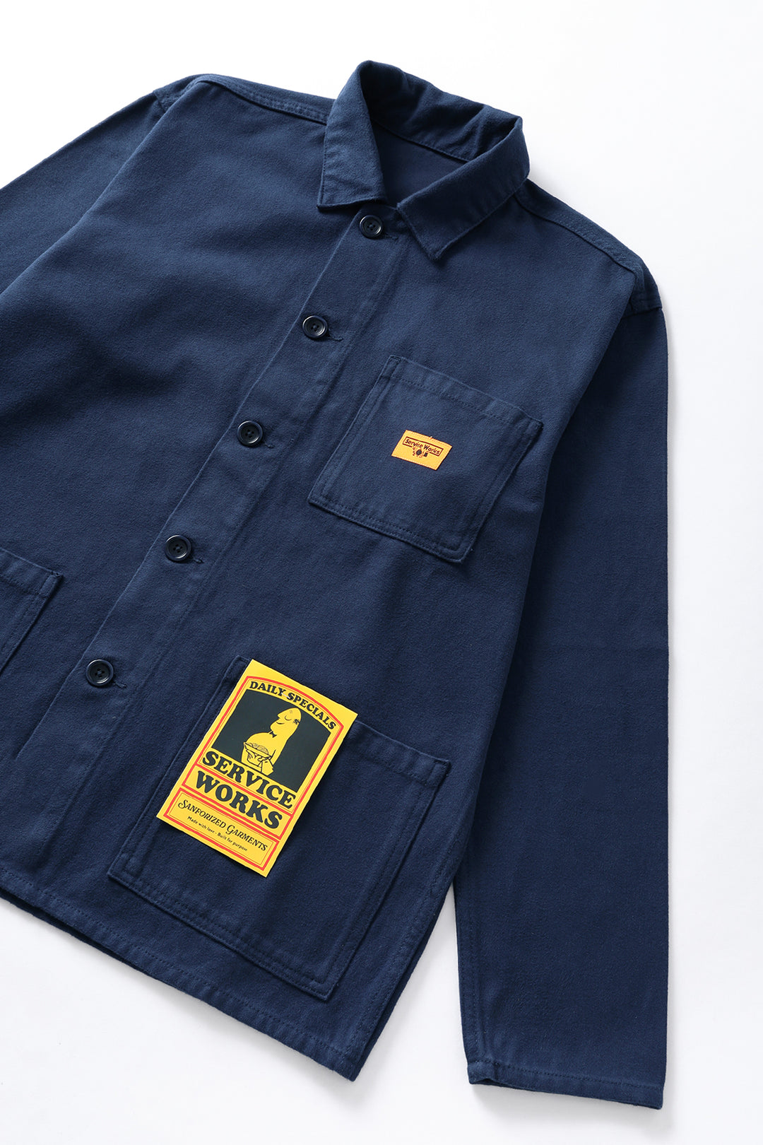 Moleskin Coverall Jacket - Navy