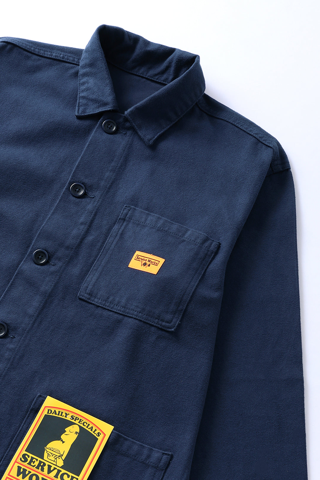 Moleskin Coverall Jacket - Navy