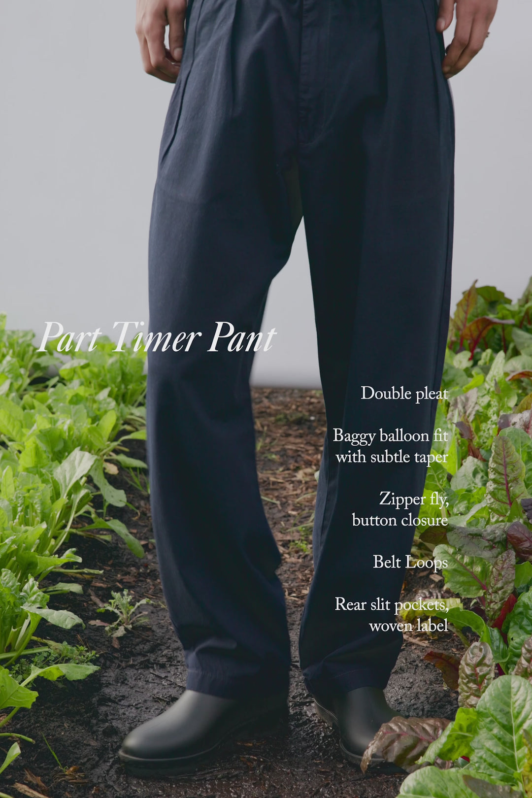Twill Part Timer Pant - Mushroom