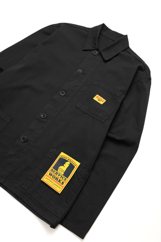 Ripstop Coverall Jacket - Black