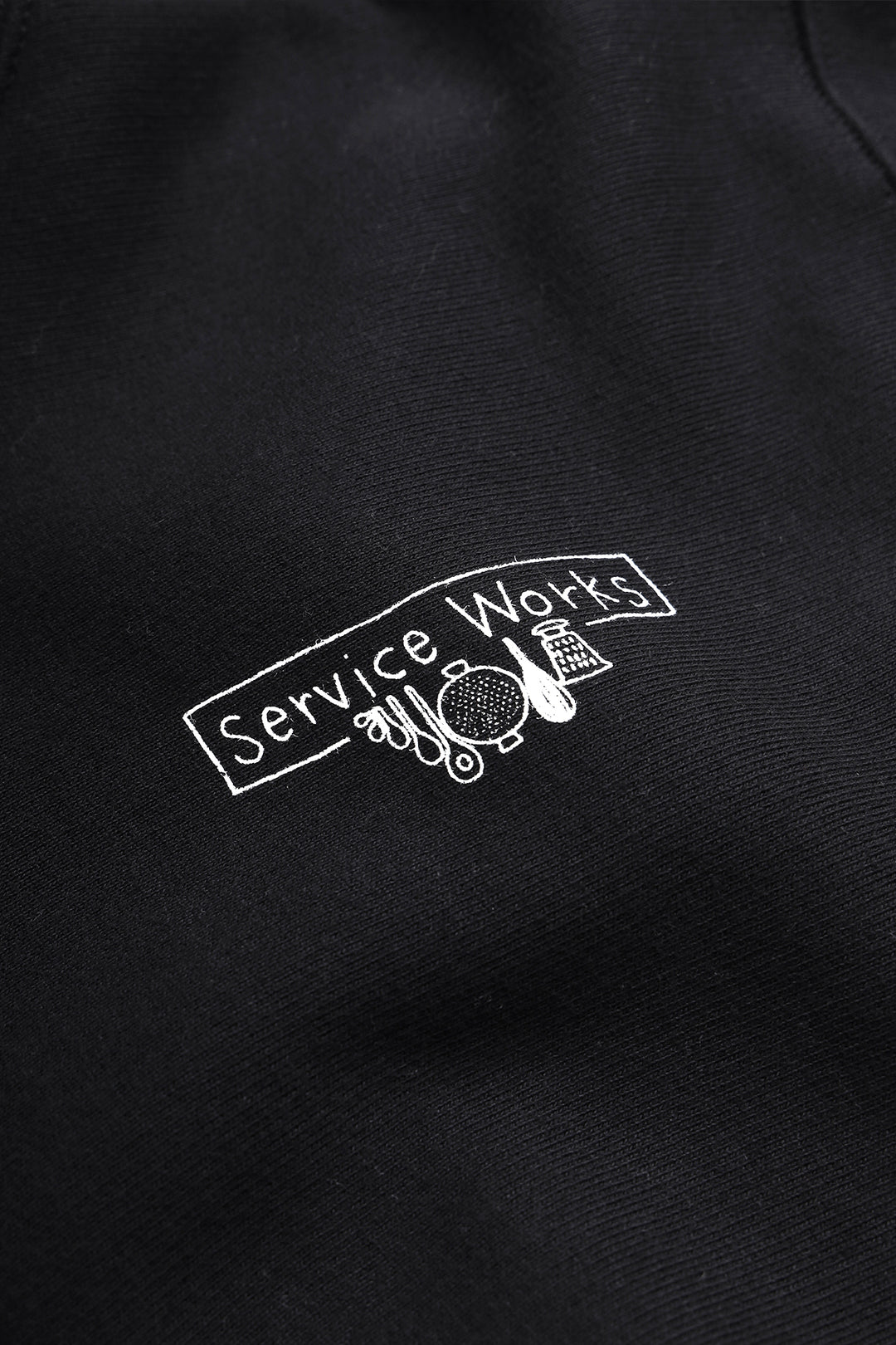 12oz Scribble Logo Hoodie - Black