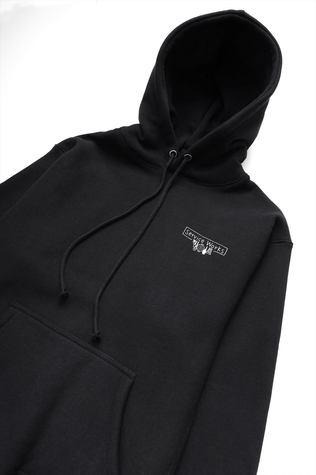 12oz Scribble Logo Hoodie - Black