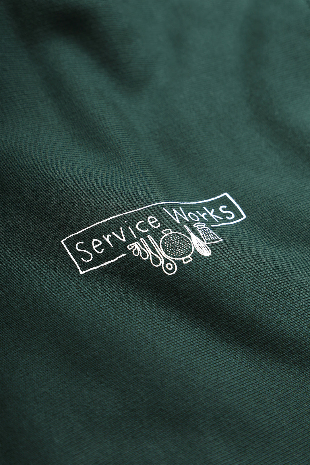 12oz Scribble Logo Hoodie - Forest