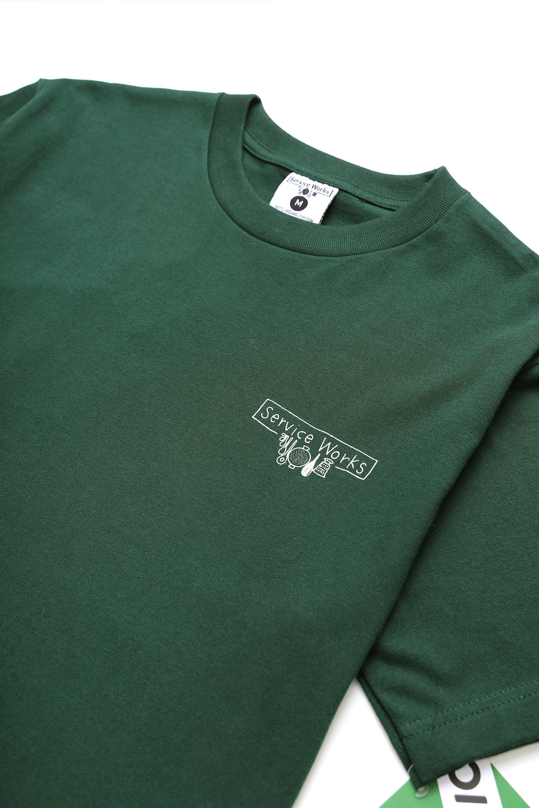 Scribble Logo Tee - Forest