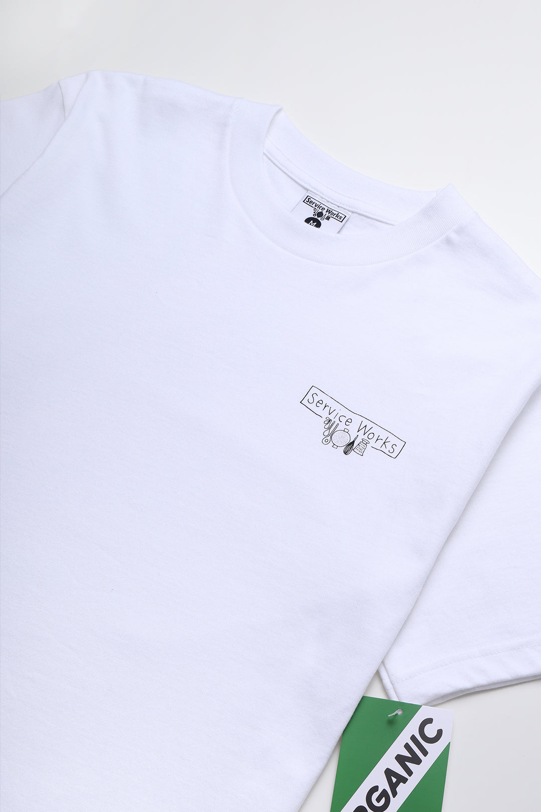 Scribble Logo Tee - White