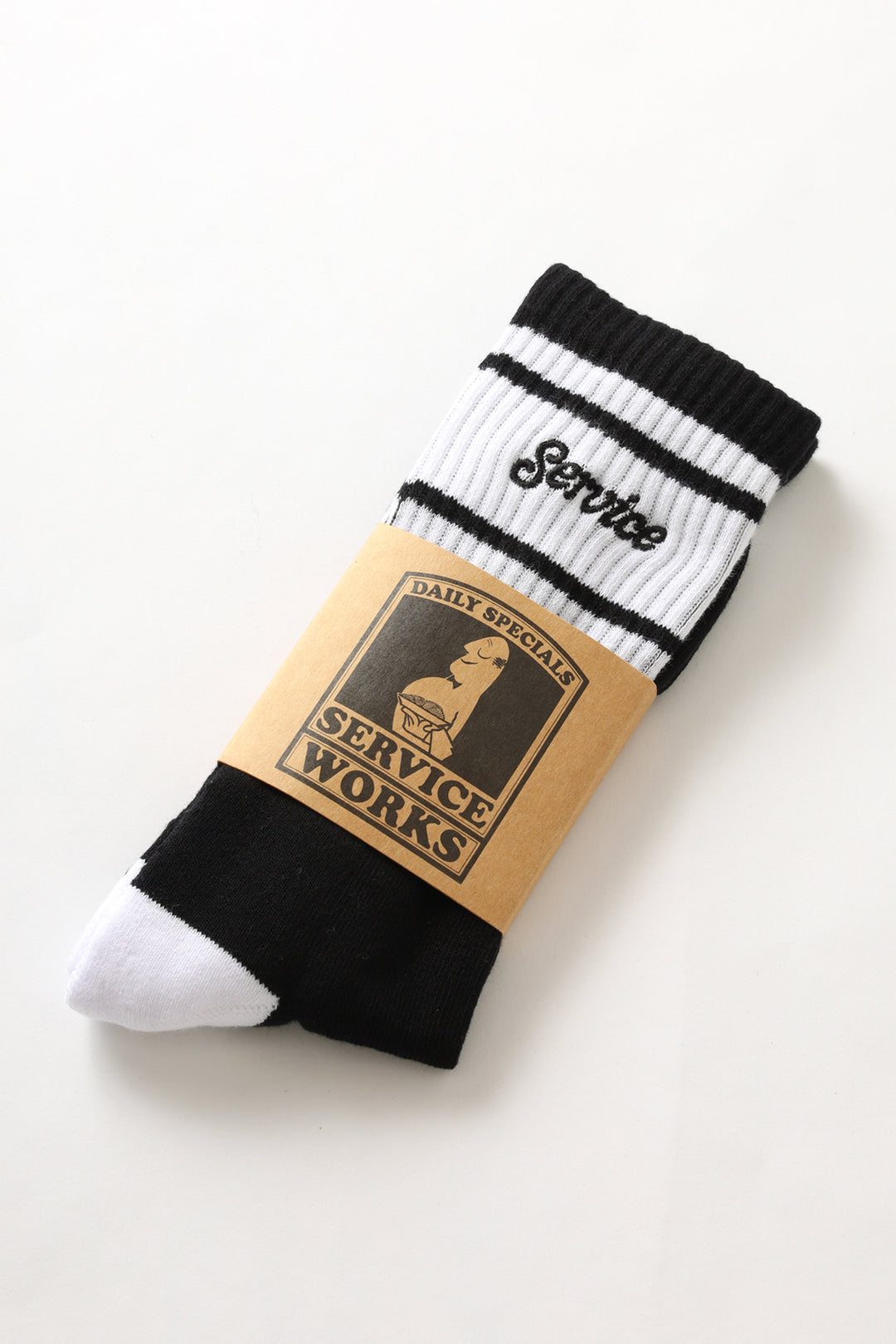 Logo Ringer Socks - Black