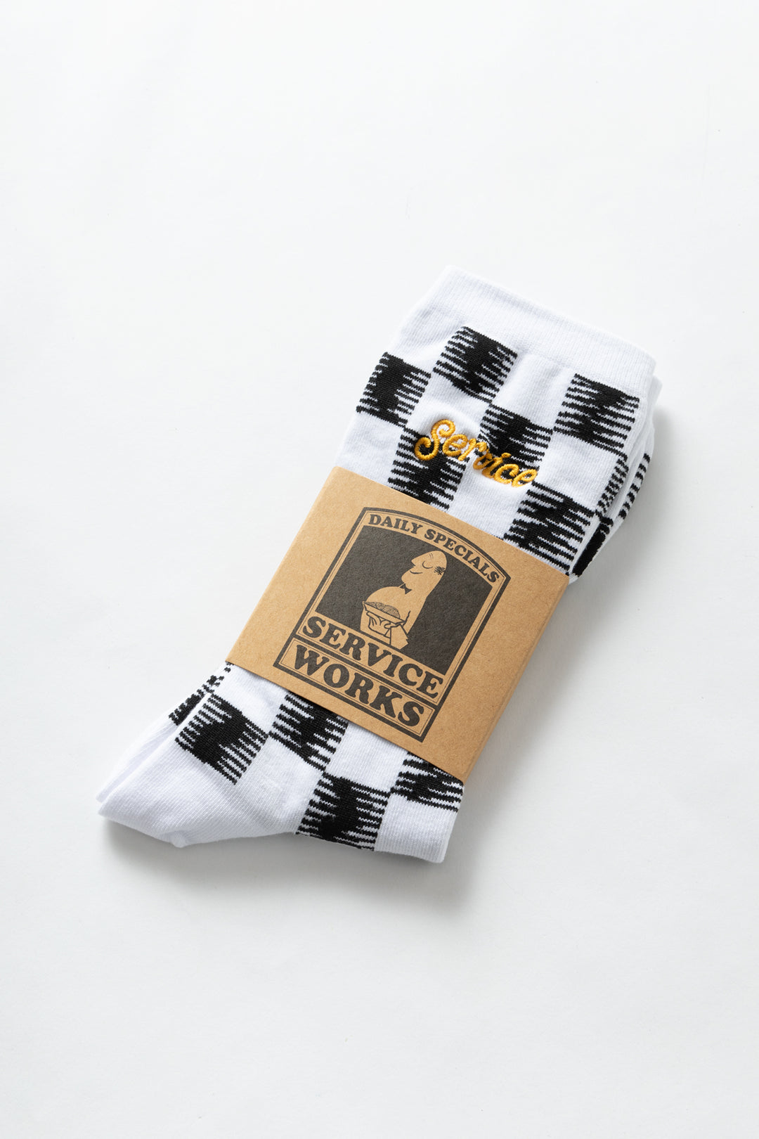 Checker Socks - Mono