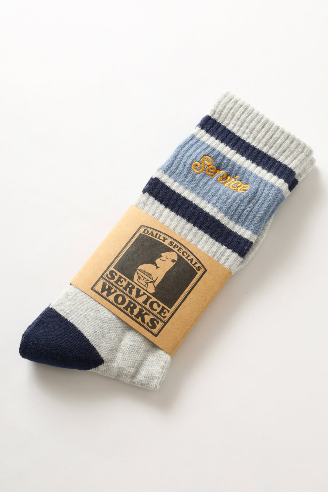 Logo Ringer Socks - Grey