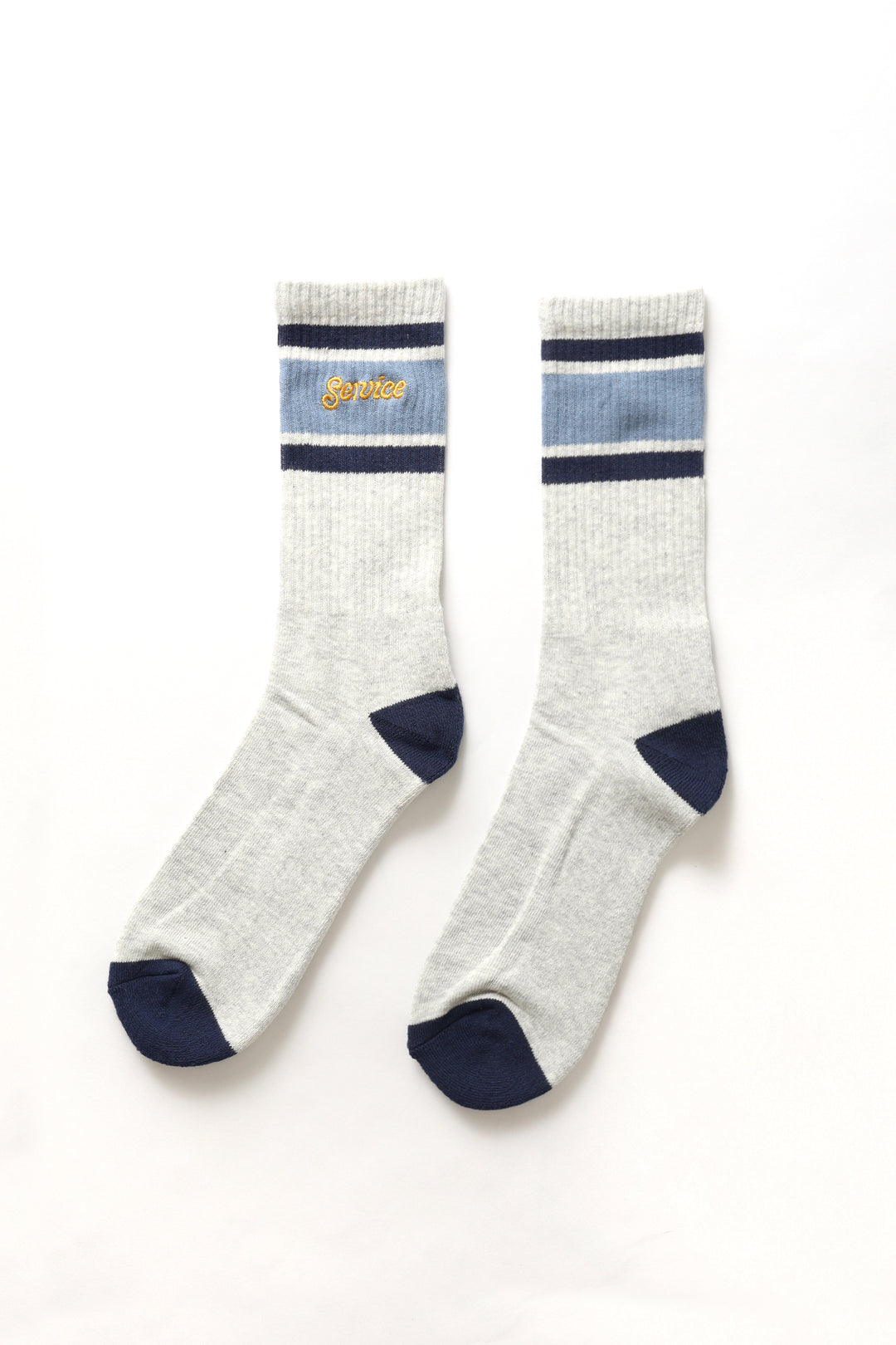 Logo Ringer Socks - Grey