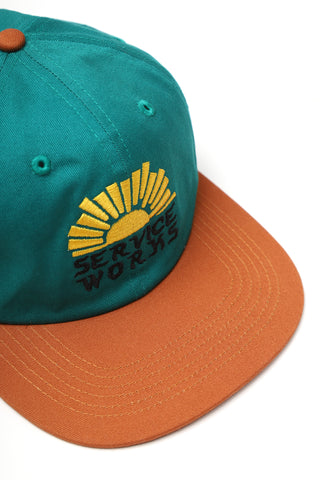 Sunny Side Up Cap - Teal/Brown