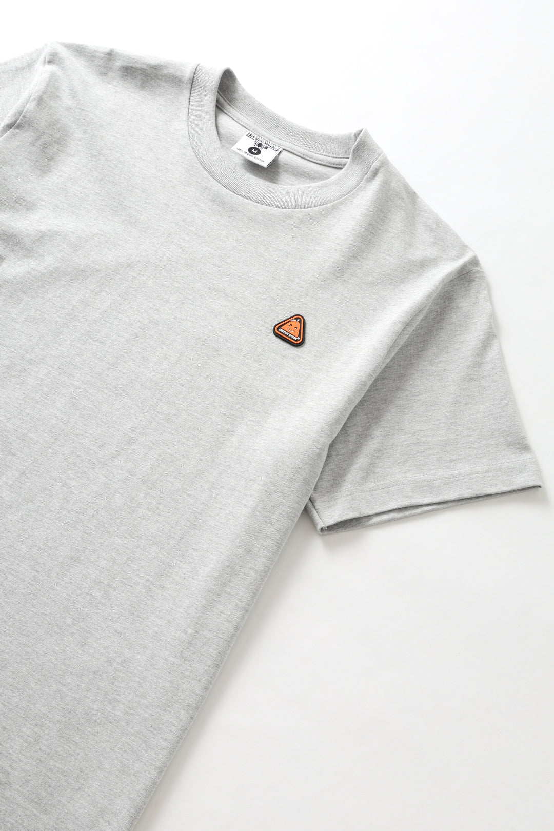 Sticker Tee - Heather Grey