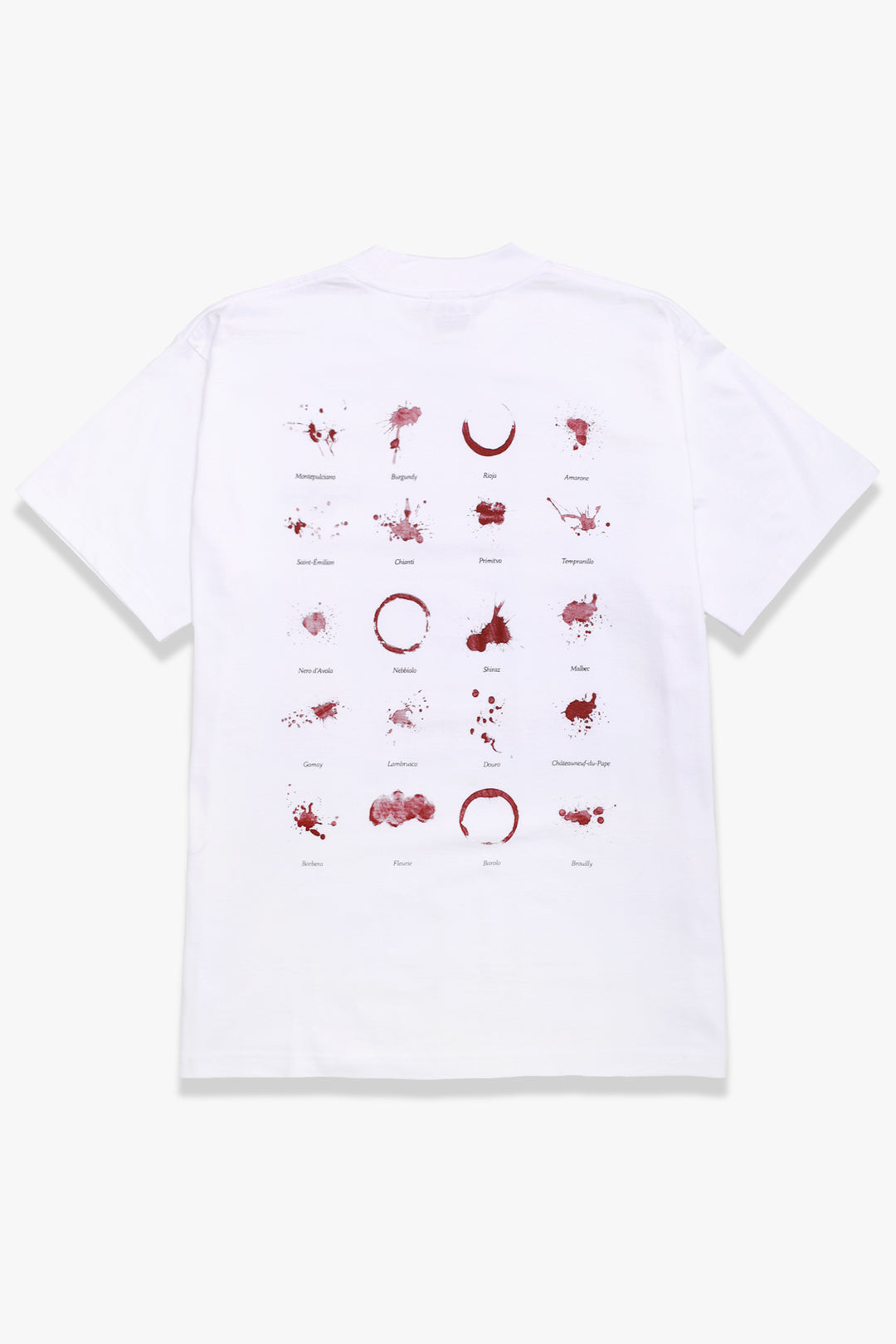 Wine Spill Tee - White