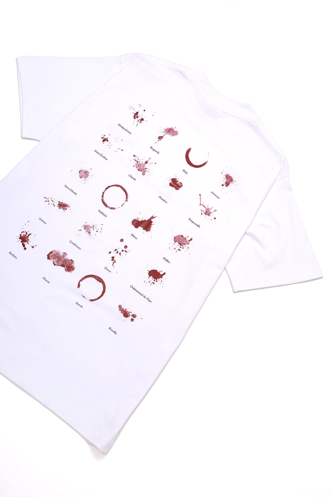 Wine Spill Tee - White