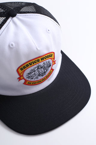 All you Can Eat Trucker Cap - Black/White