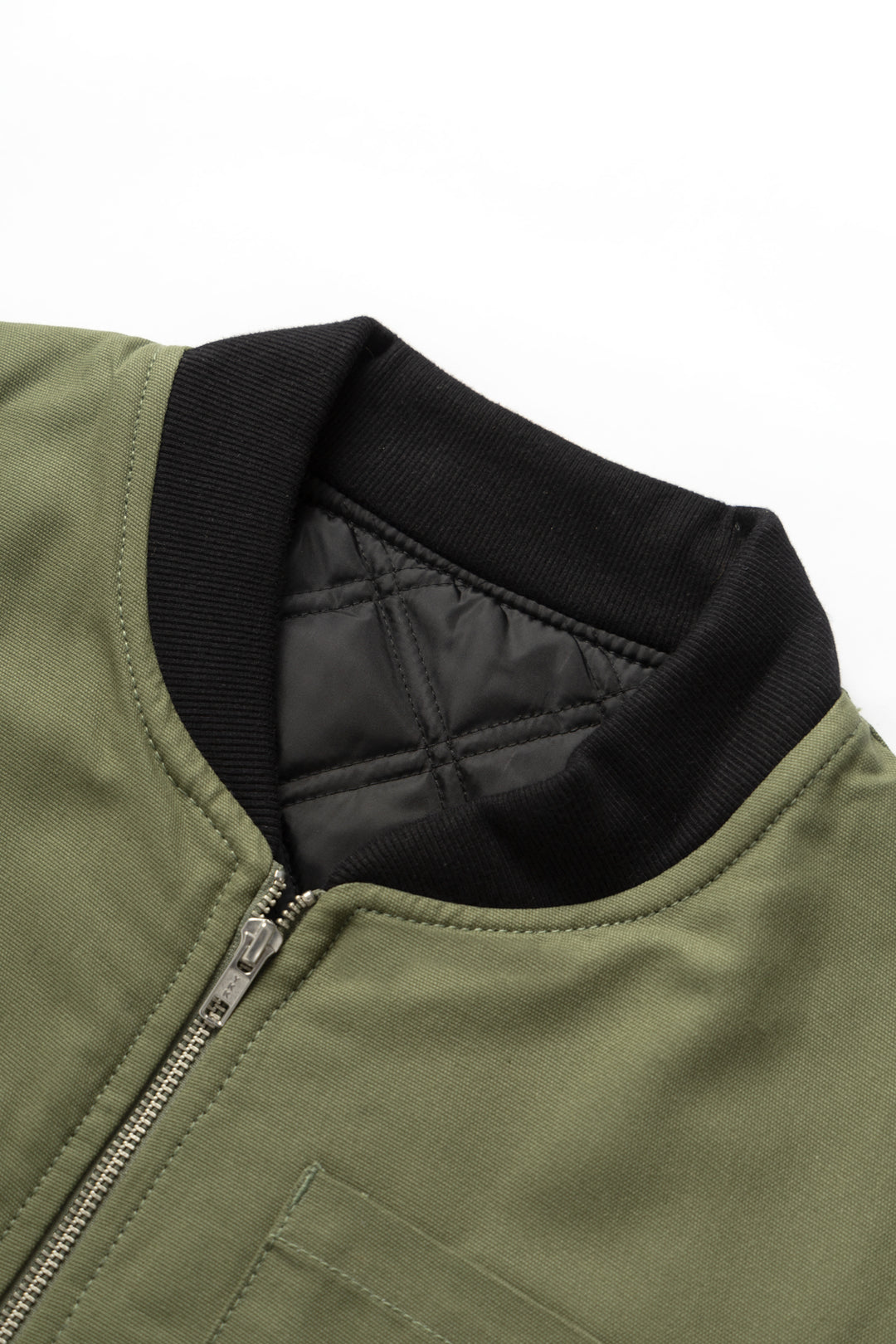 Padded Work Vest Jacket - Olive