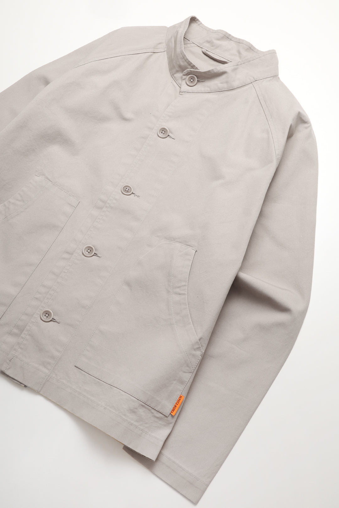 Twill Waiters Jacket - Stone