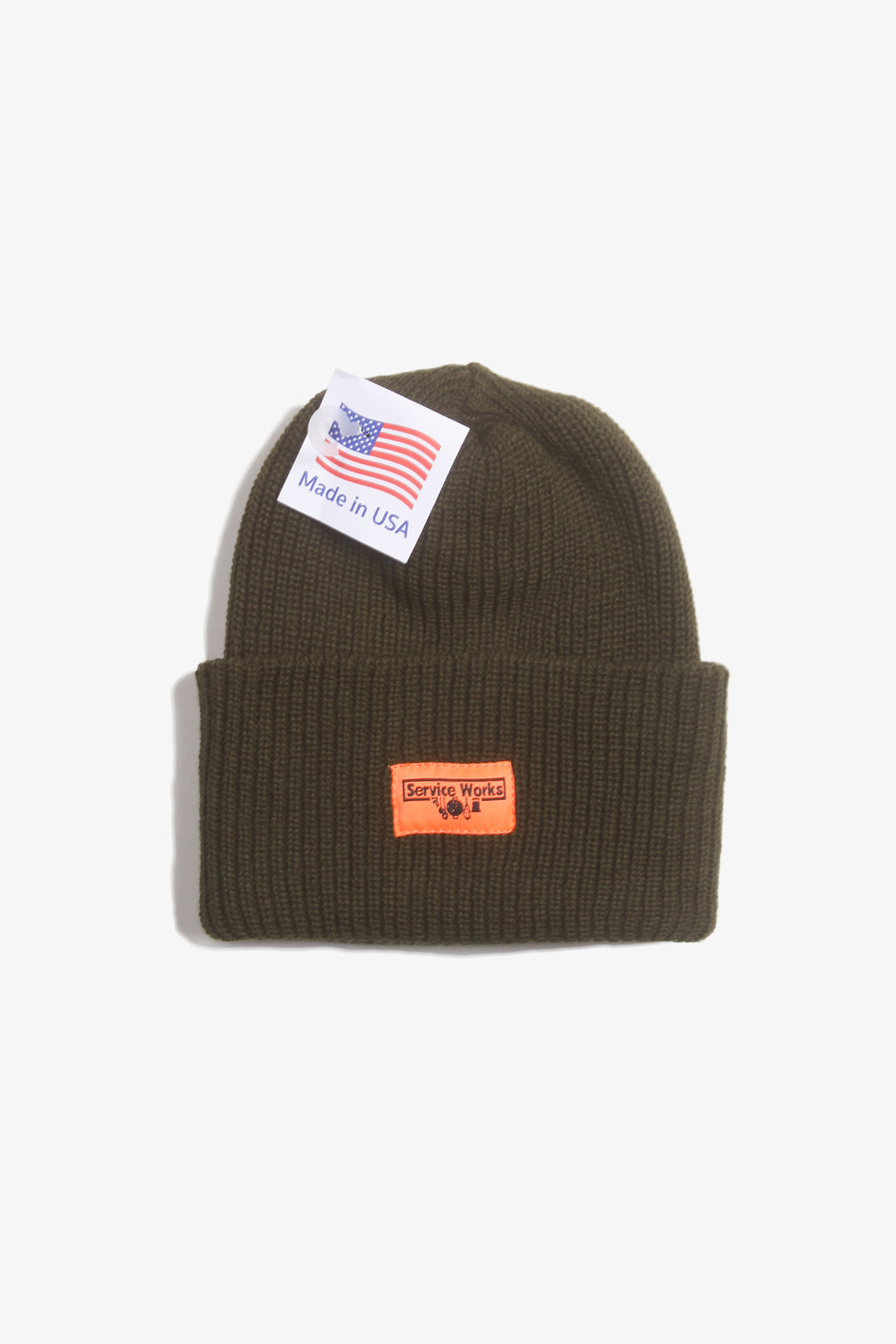 Logo Watch Cap - Olive