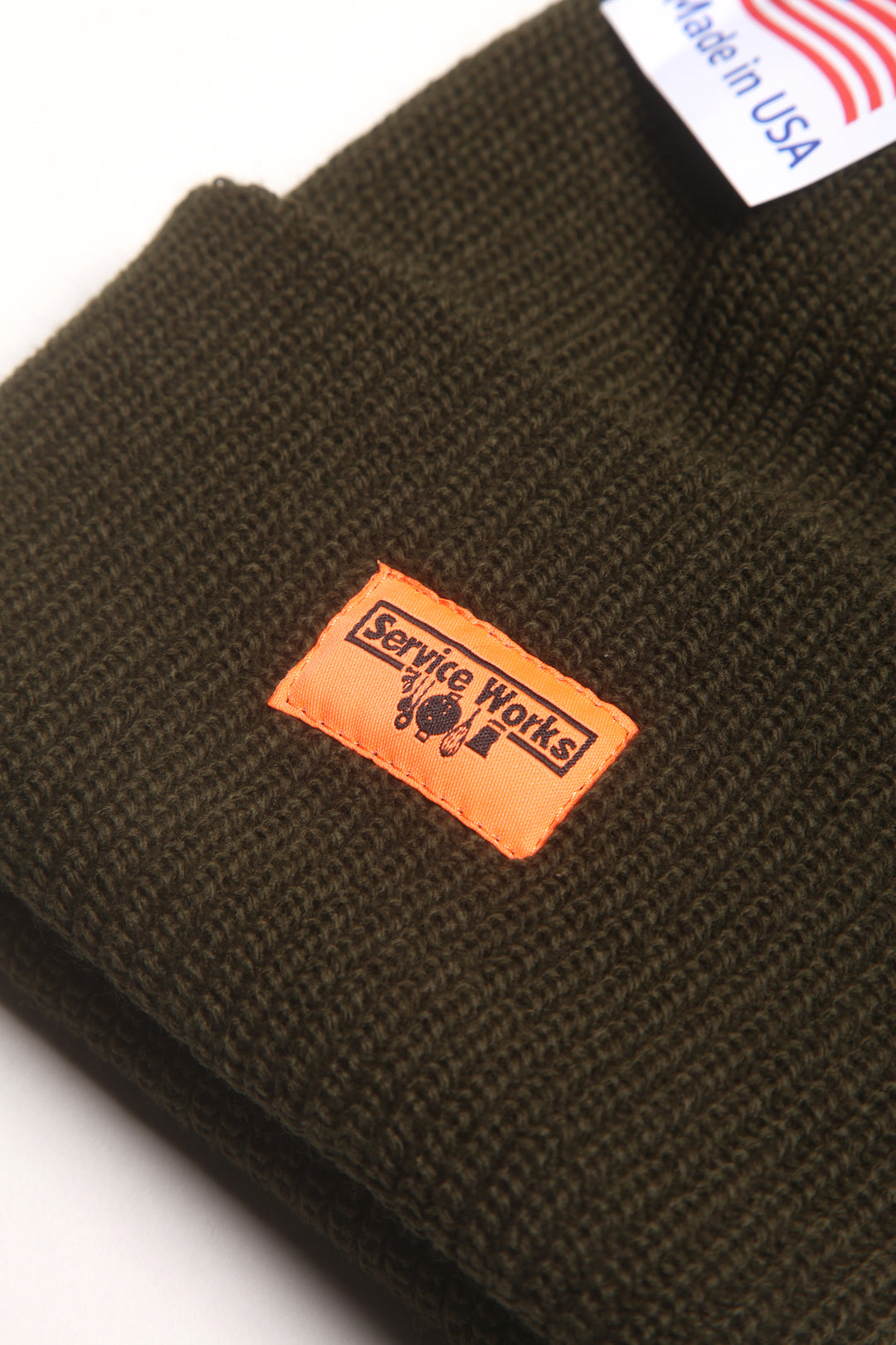 Logo Watch Cap - Olive