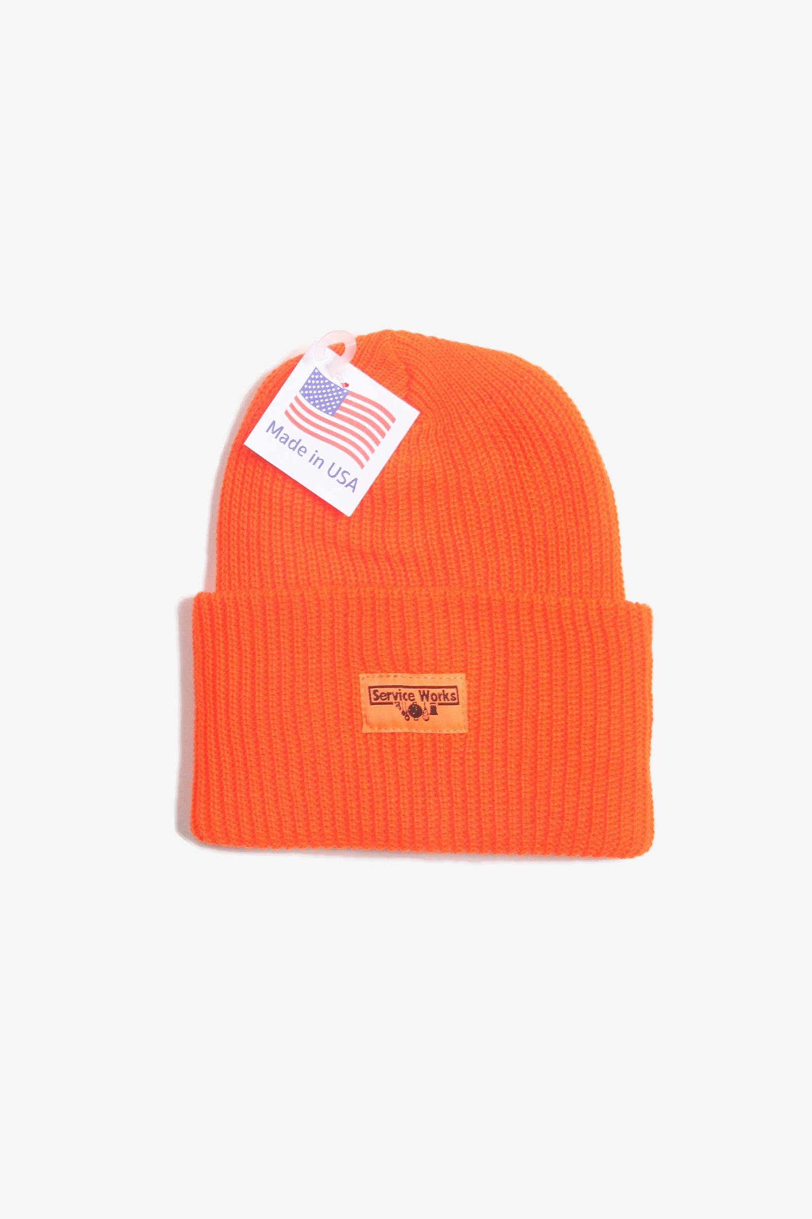 The Real McCoy's Civilian Wool Watch Cap - Orange (MA23104