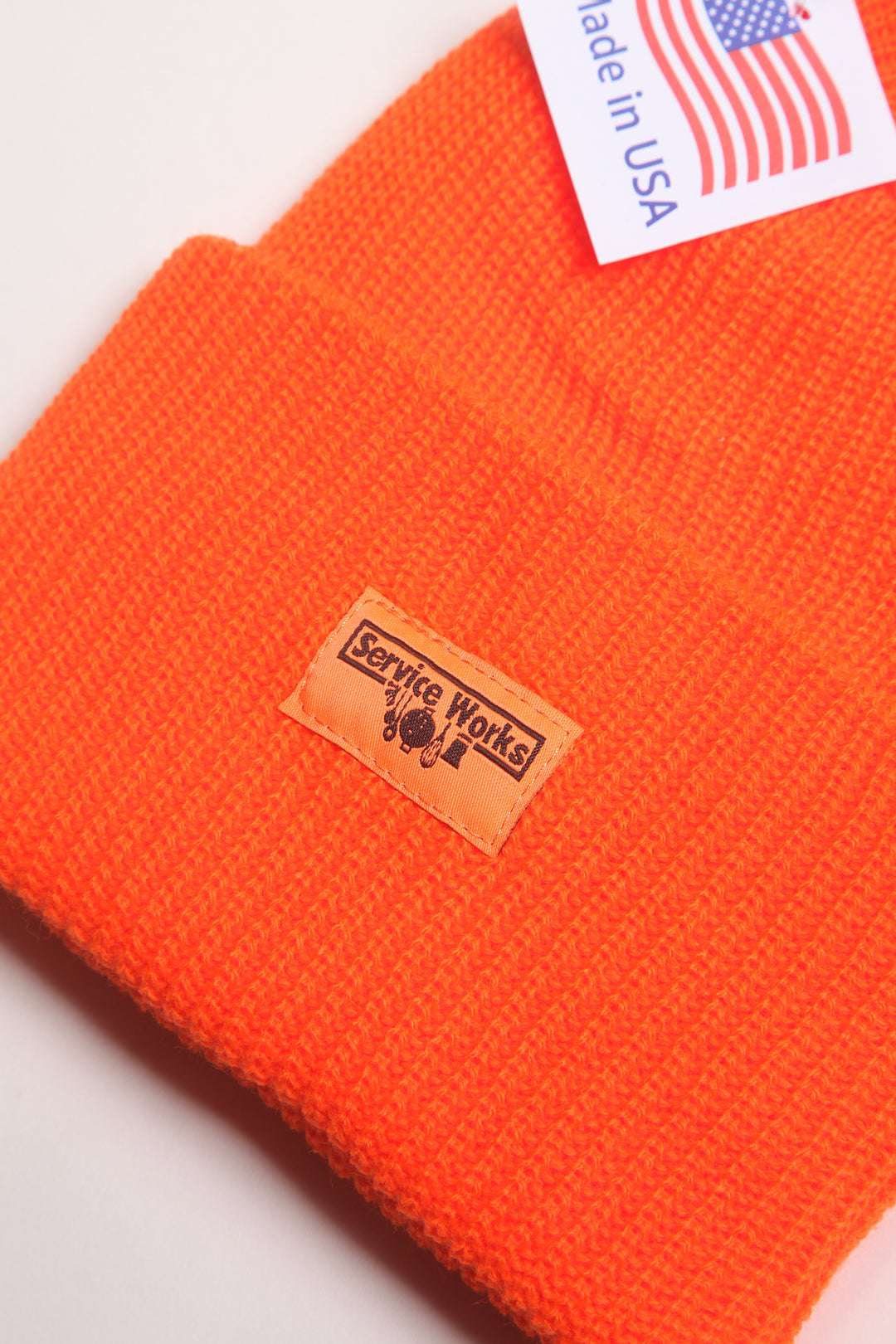 Logo Watch Cap - Orange