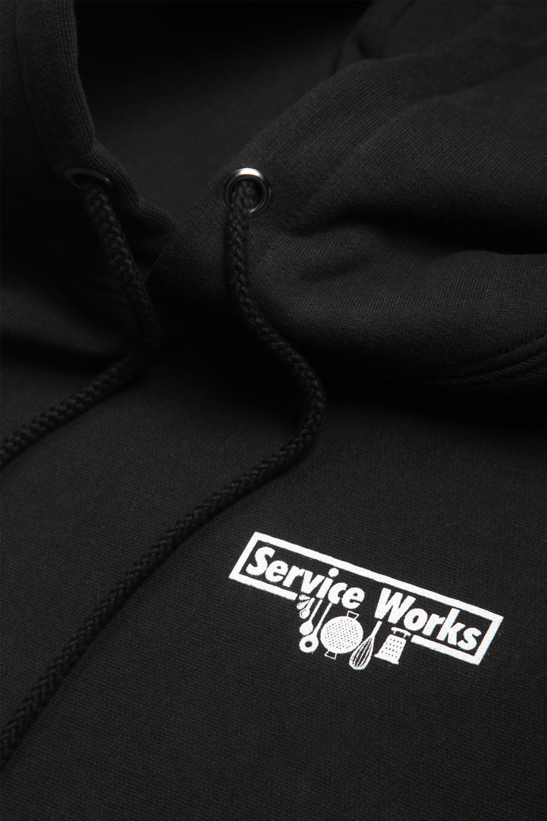 Heavyweight 12oz Logo Hoodie - Black