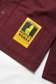 Classic Coverall Jacket - Burgundy