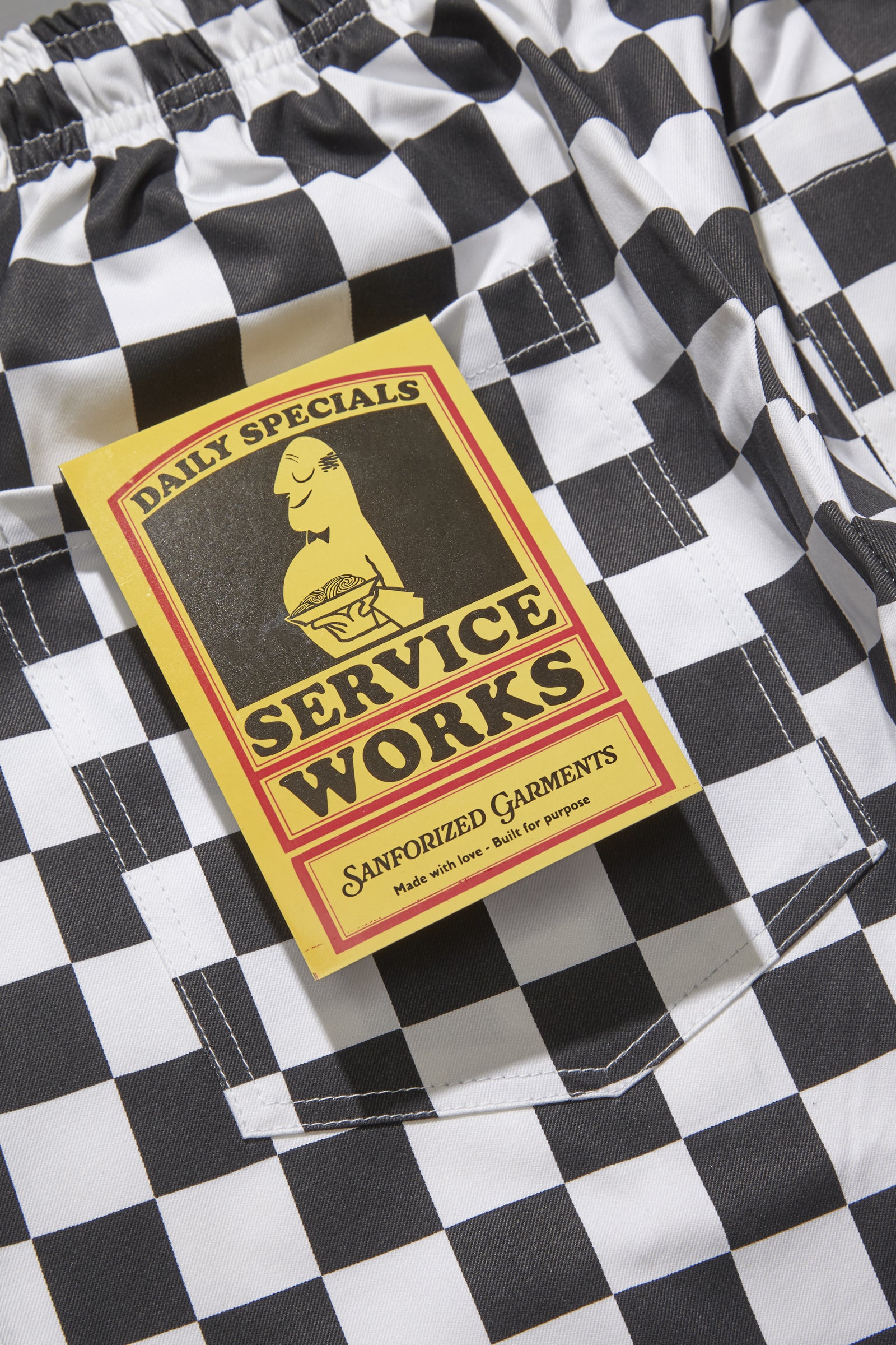 Classic Chef Pants Checkerboard Service Works London