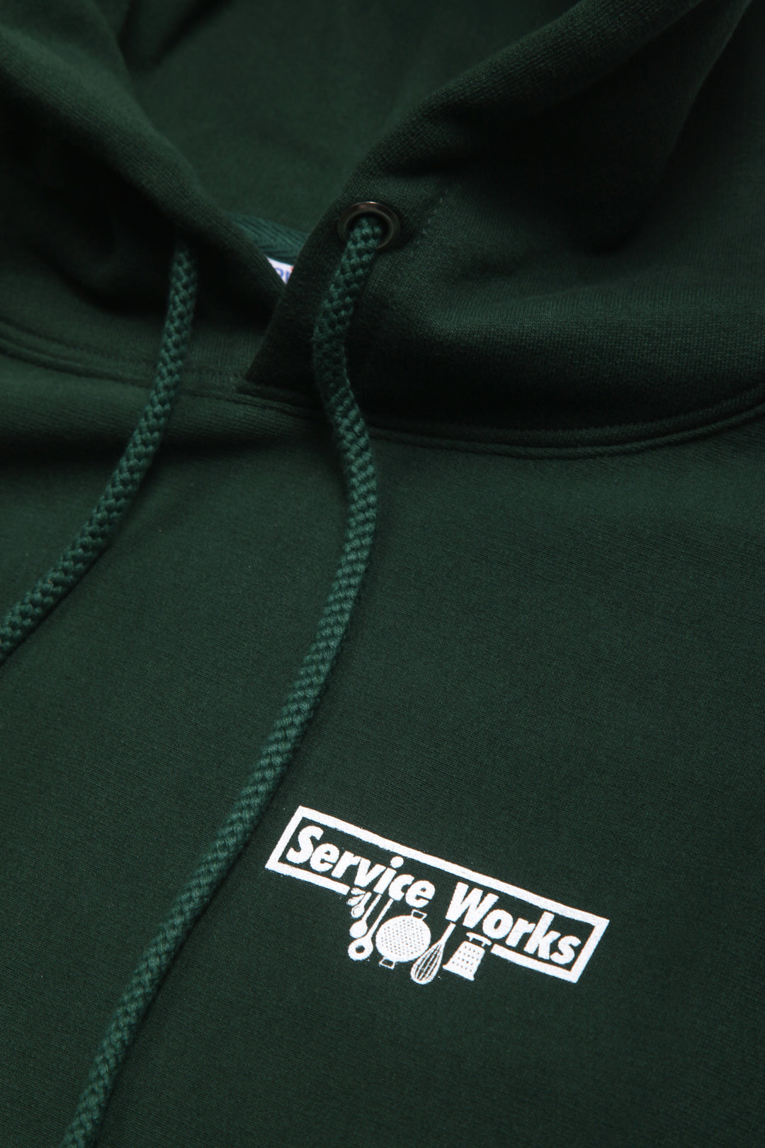 Heavyweight 12oz Logo Hoodie - Forest Green