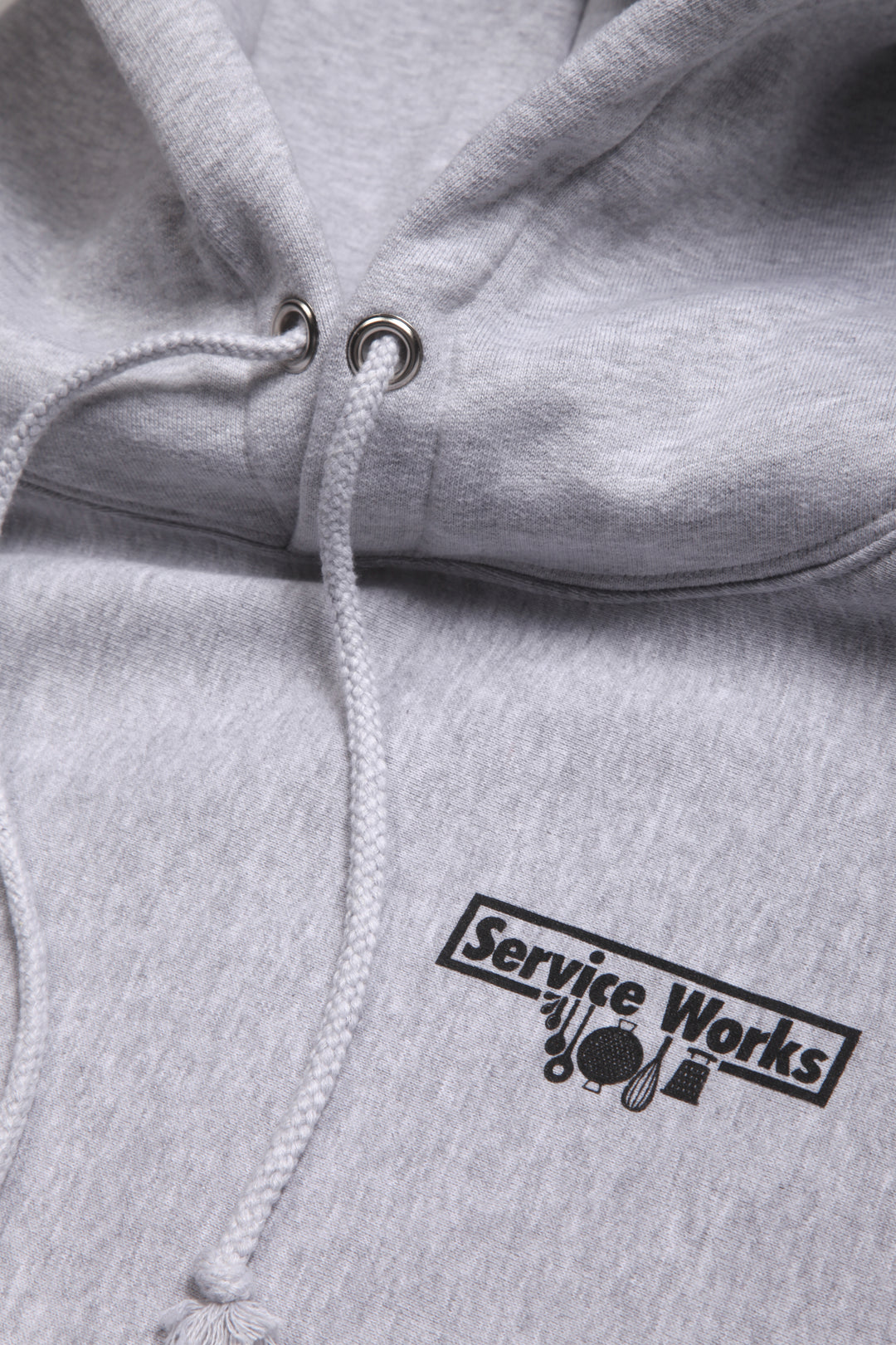 Heavyweight 12oz Logo Hoodie - Grey