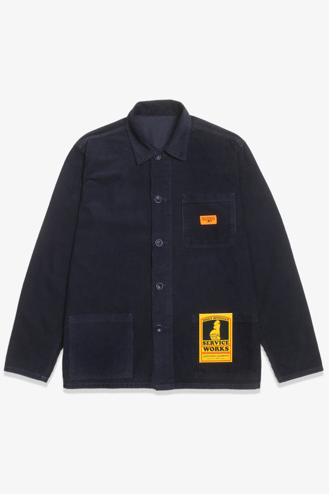 Corduroy Chore Shirt - Navy