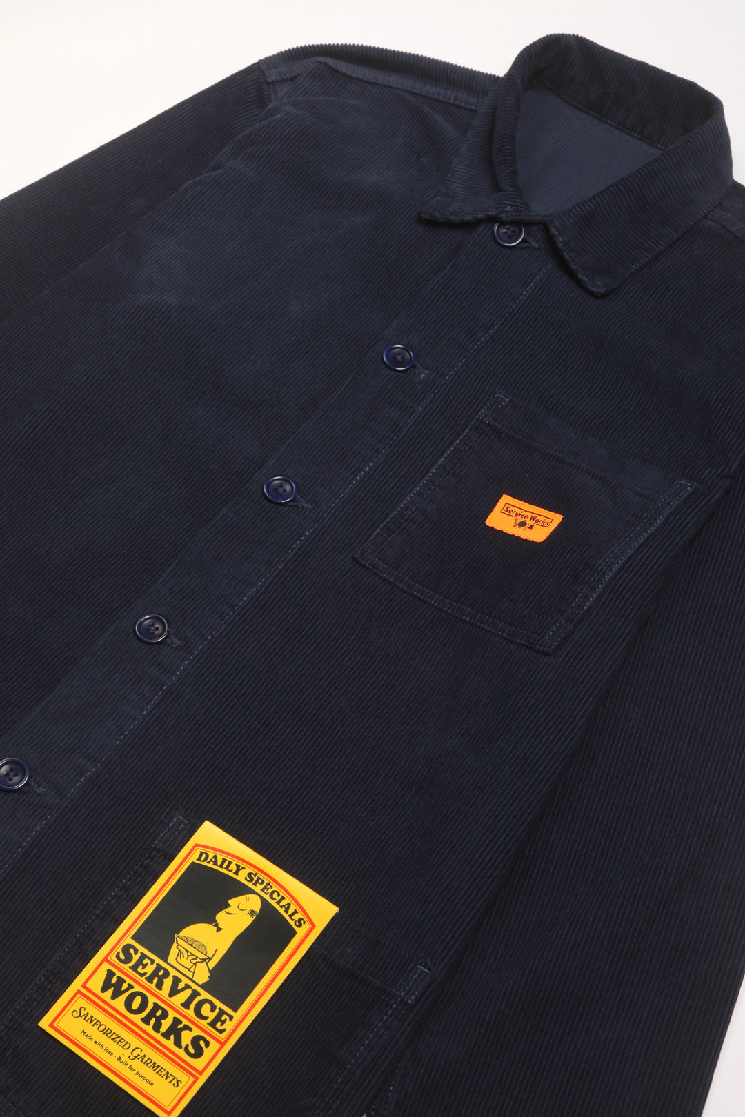 Corduroy Chore Shirt - Navy