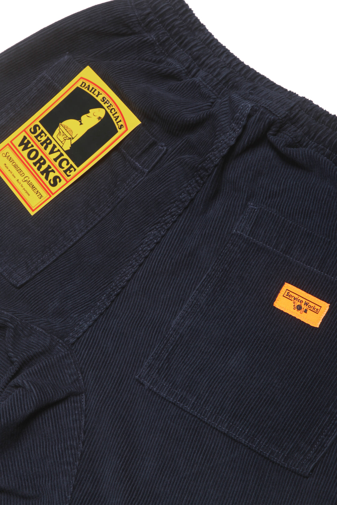 Corduroy Chef Pants - Navy