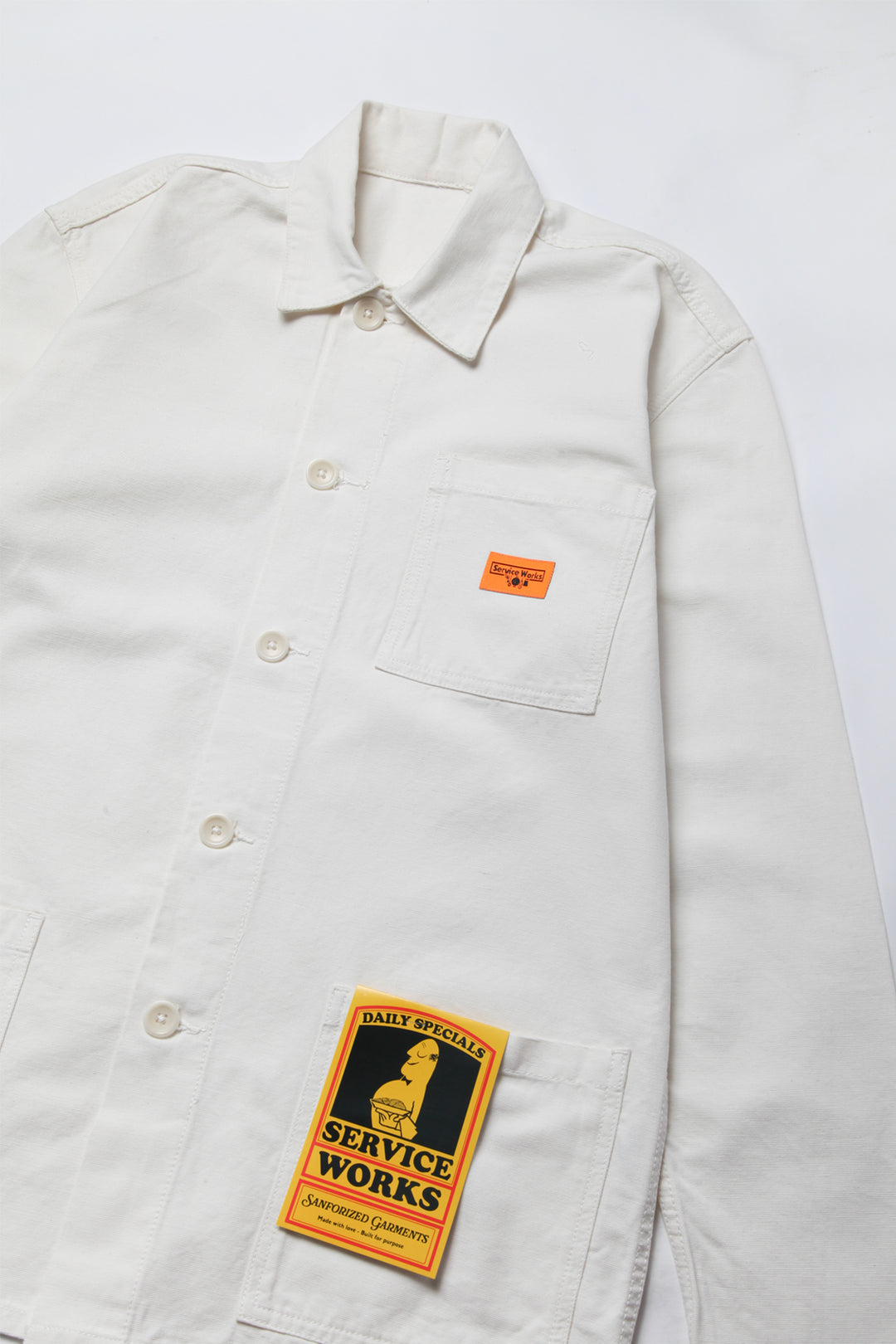 Classic Coverall Jacket - Off White